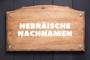 Hebräische Nachnamen