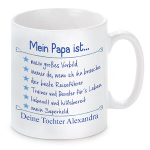 Tasse Modell: Mein Papa ist...